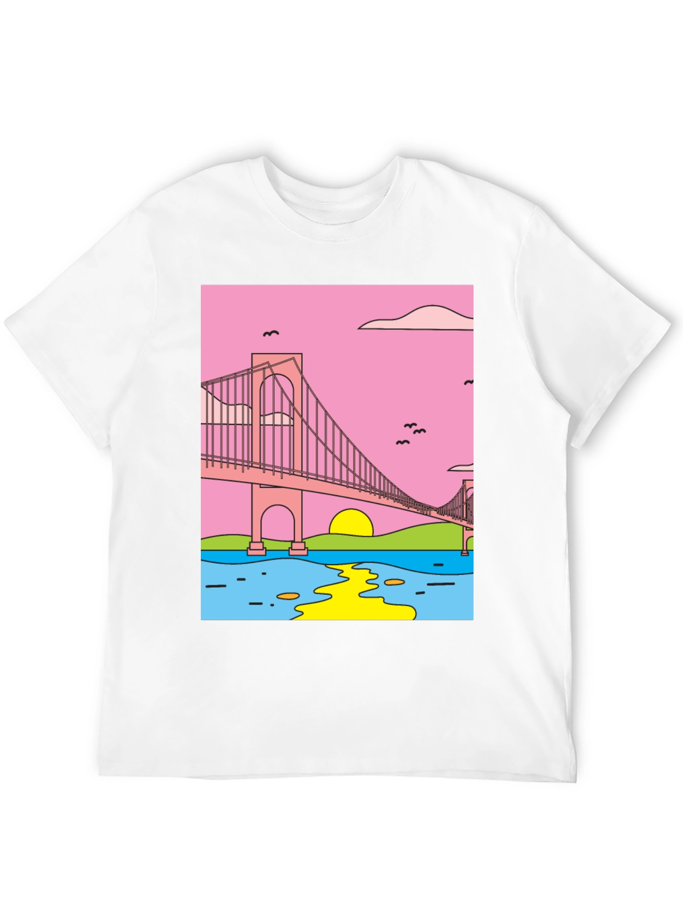 Golden Gate Graphic Tee - Retro Style