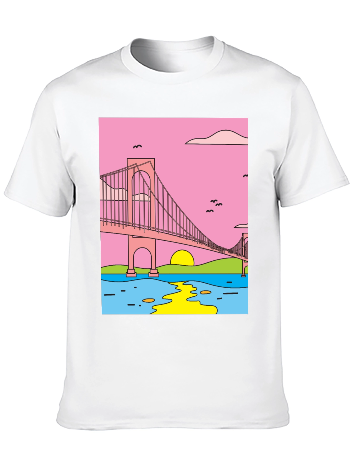 Golden Gate Graphic Tee - Retro Style