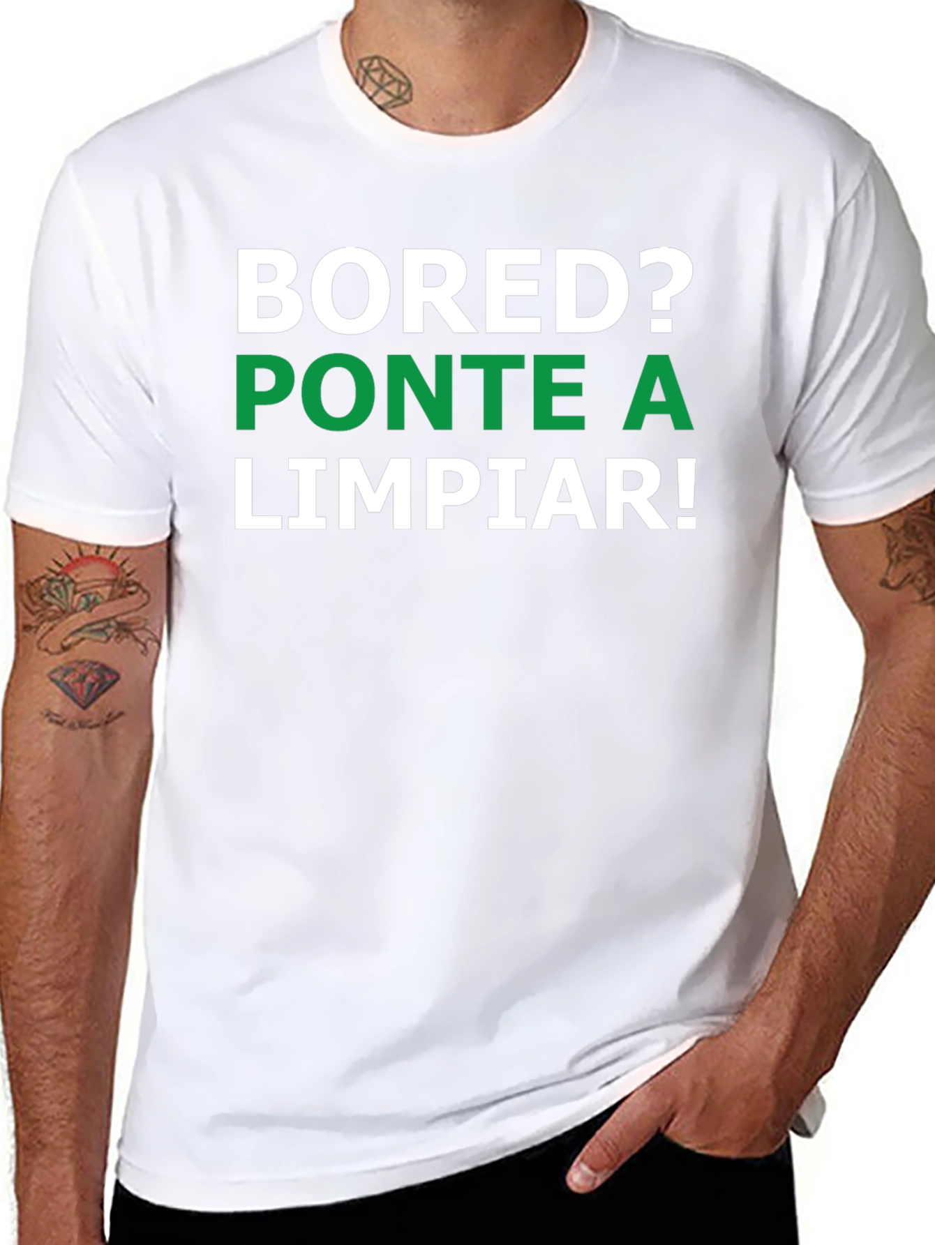 Bored? Clean Up! Graphic Tee