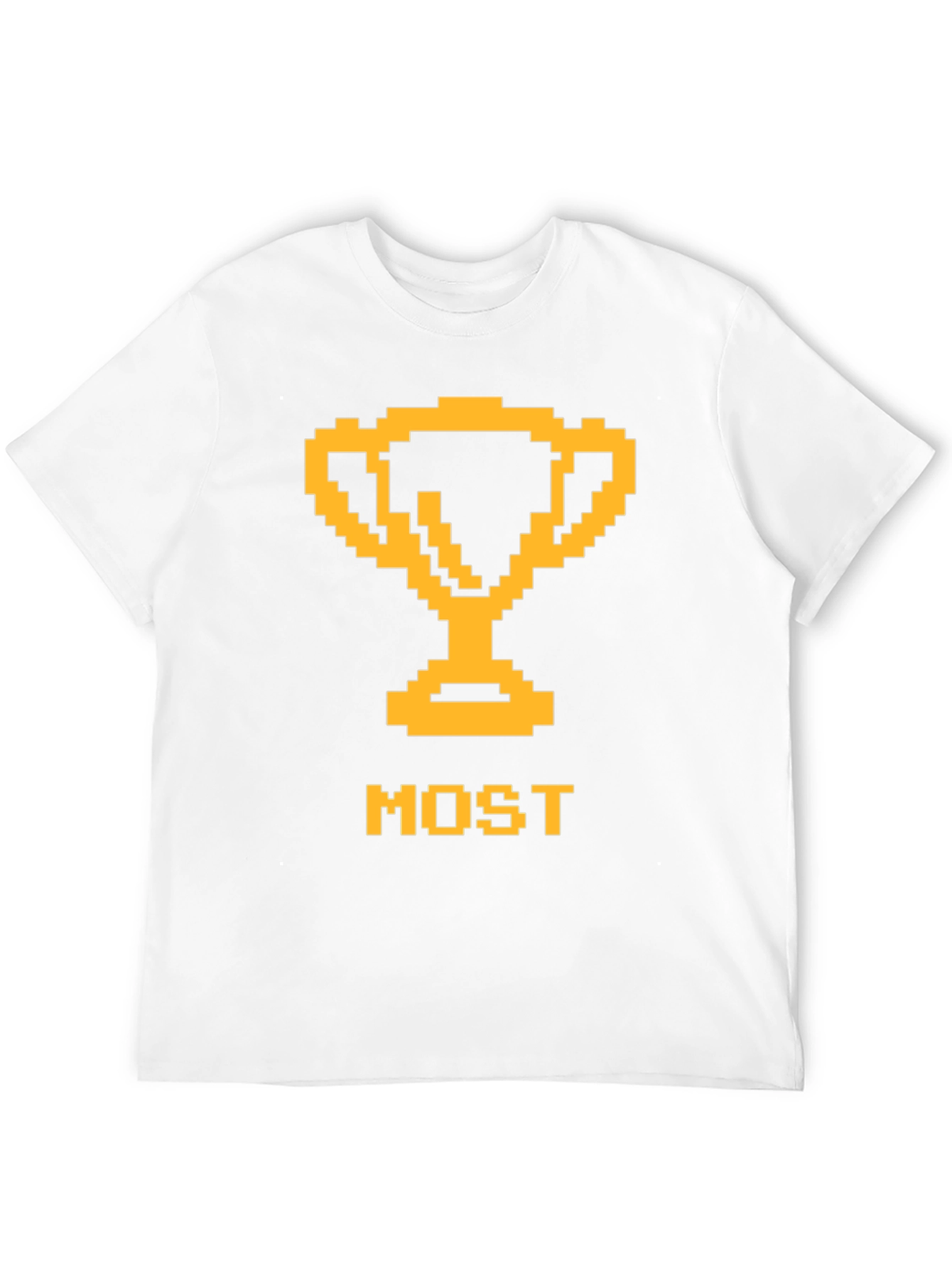 Pixelated Trophy Graphic Tee - Most Design