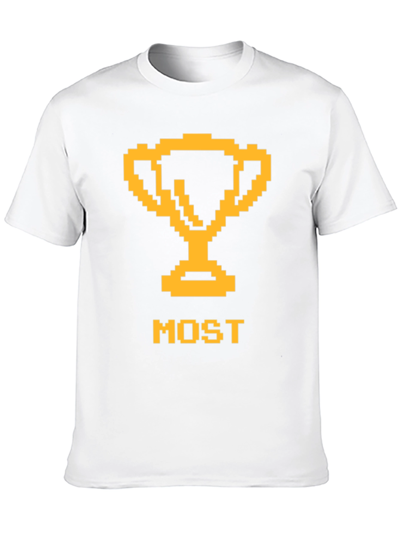 Pixelated Trophy Graphic Tee - Most Design