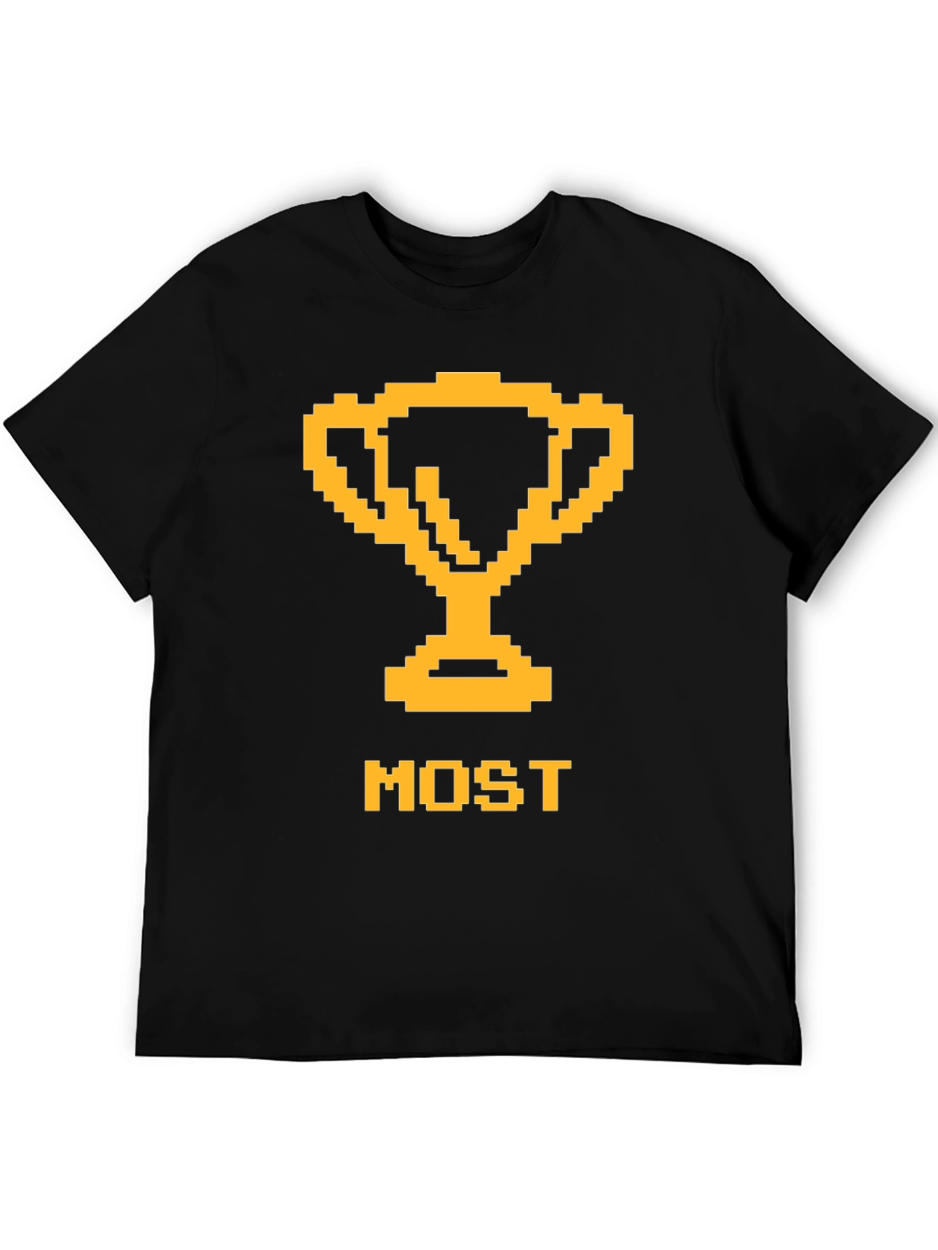 Pixelated Trophy Graphic Tee - Most Design