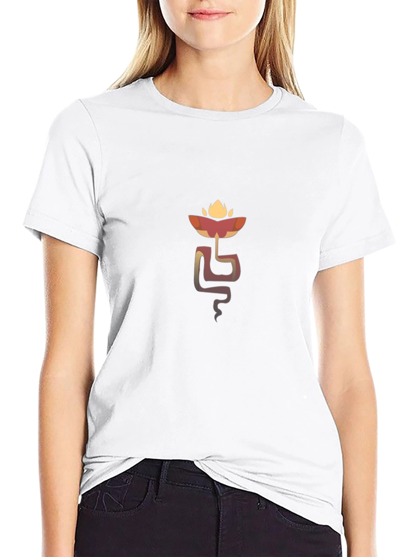 Abstract Serpent Graphic Tee - Modern Streetwear