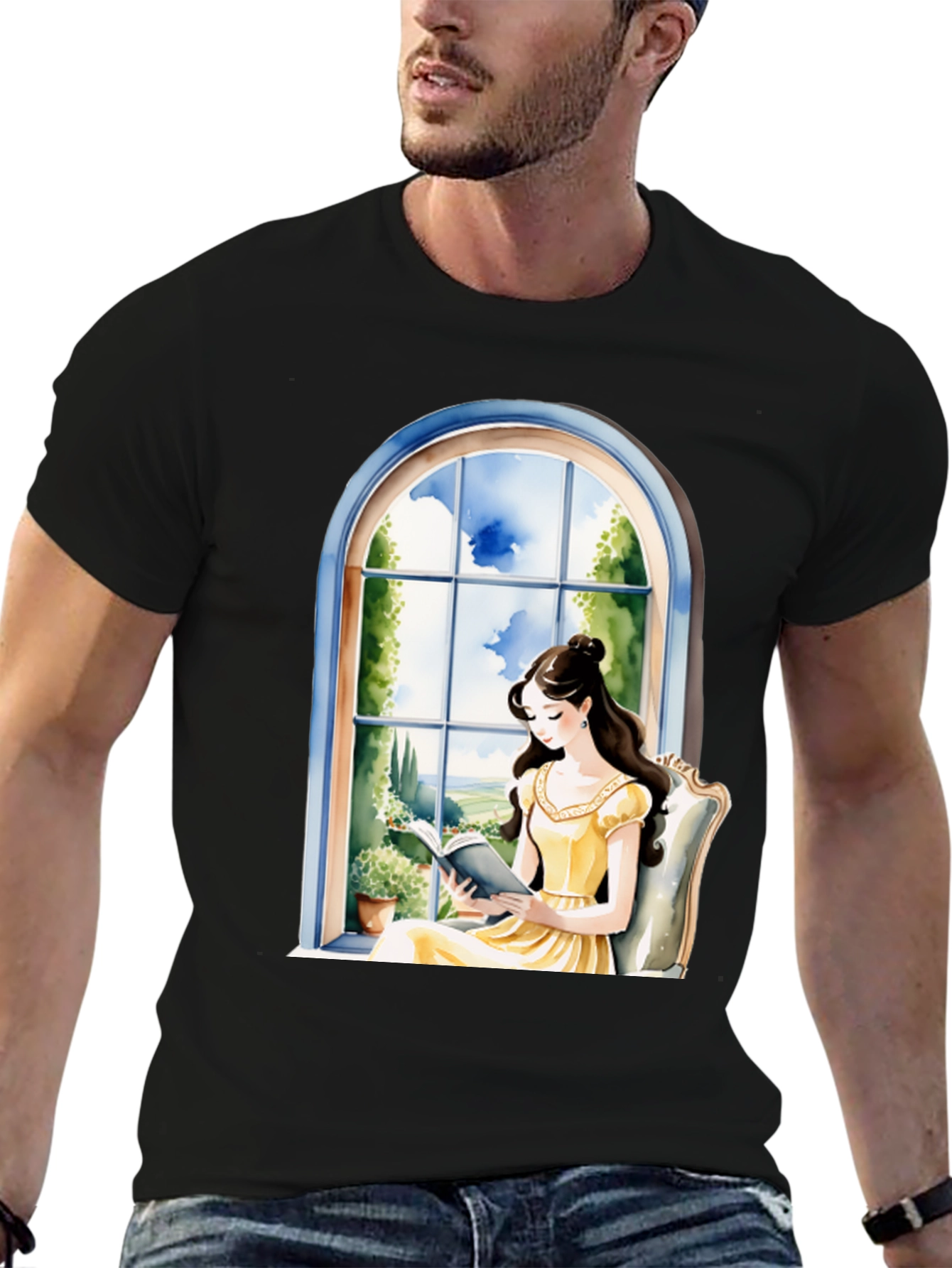 Bookish T-Shirt - Belle by the Window