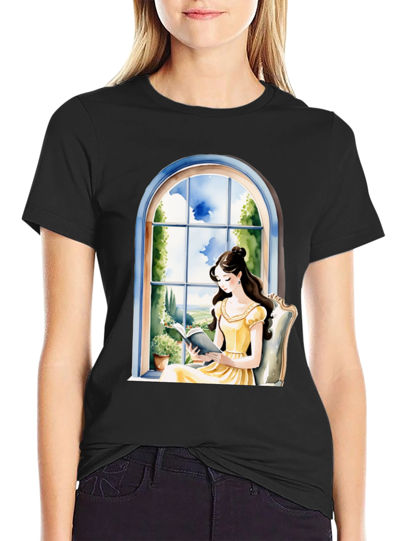 Bookish T-Shirt - Belle by the Window