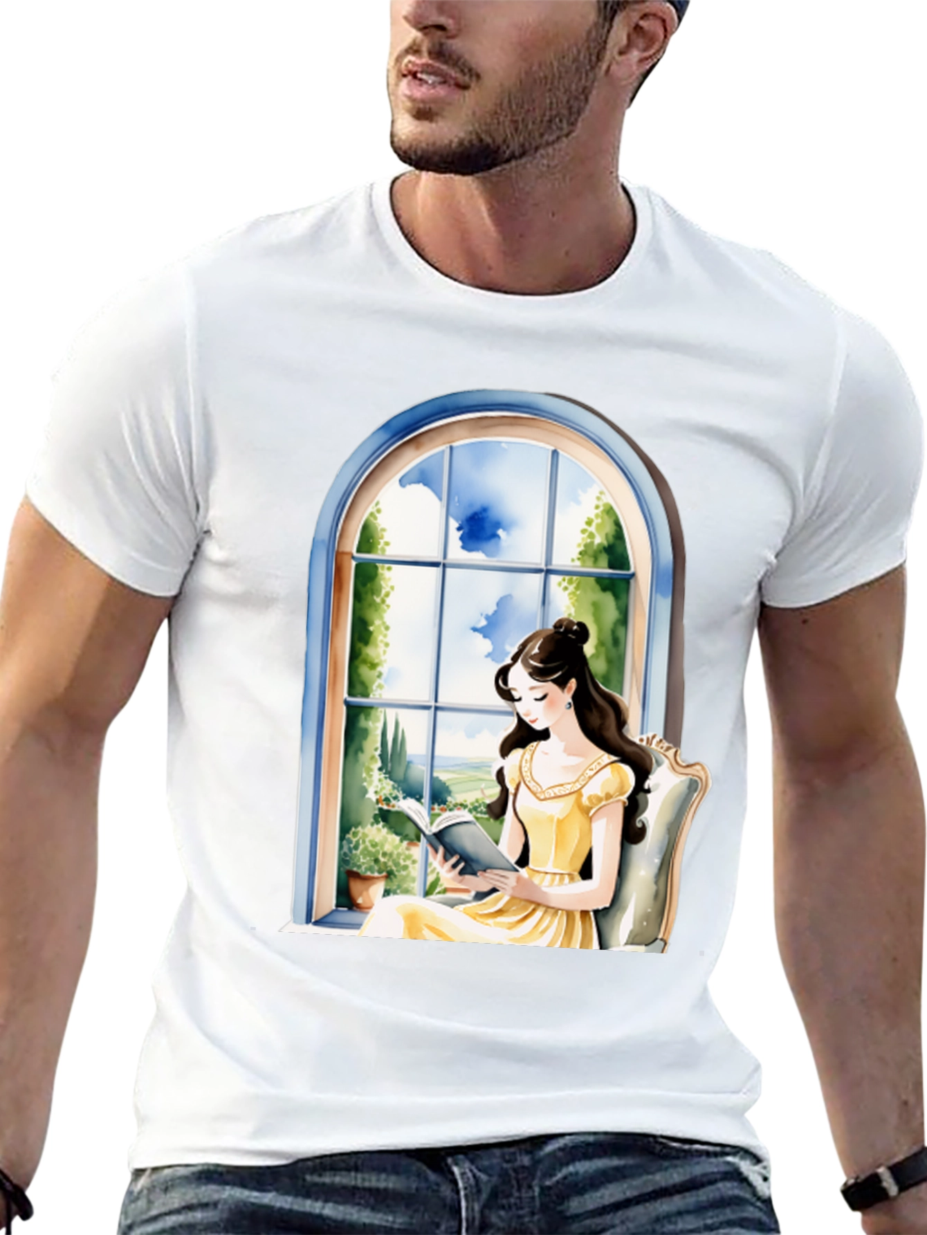Bookish T-Shirt - Belle by the Window