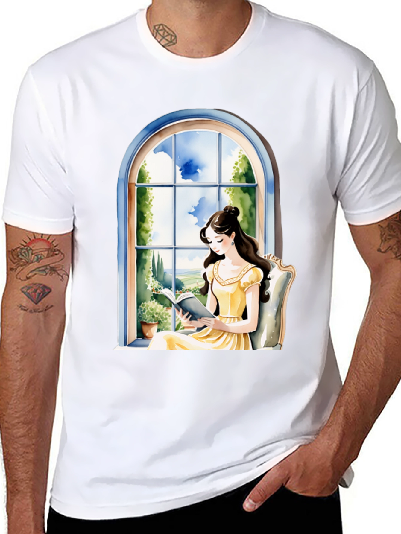 Bookish T-Shirt - Belle by the Window