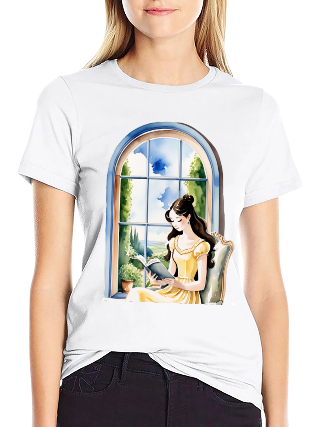 Bookish T-Shirt - Belle by the Window