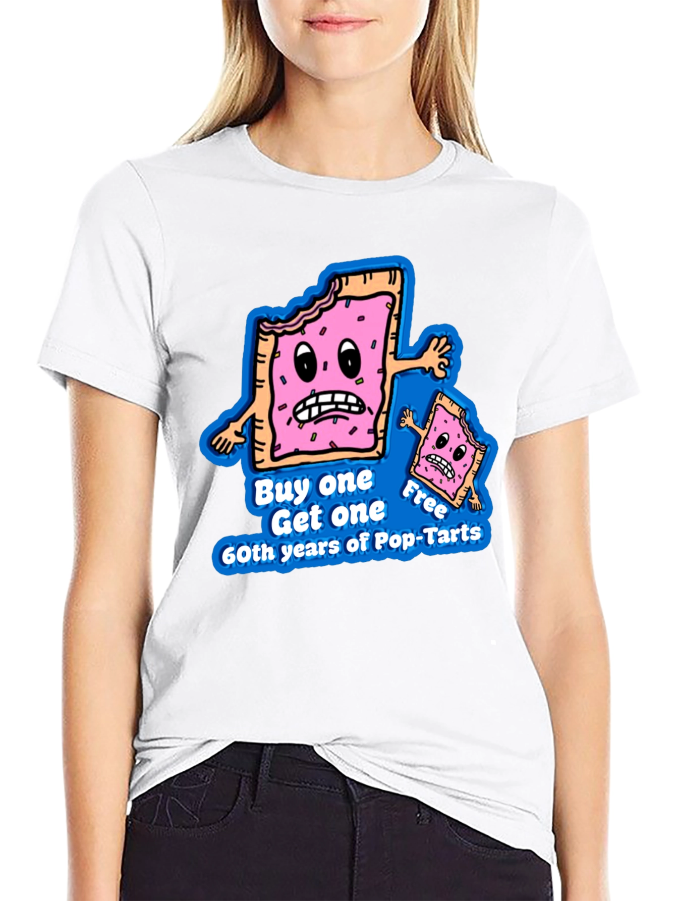 Pop-Tarts 60th Anniversary Black T-Shirt