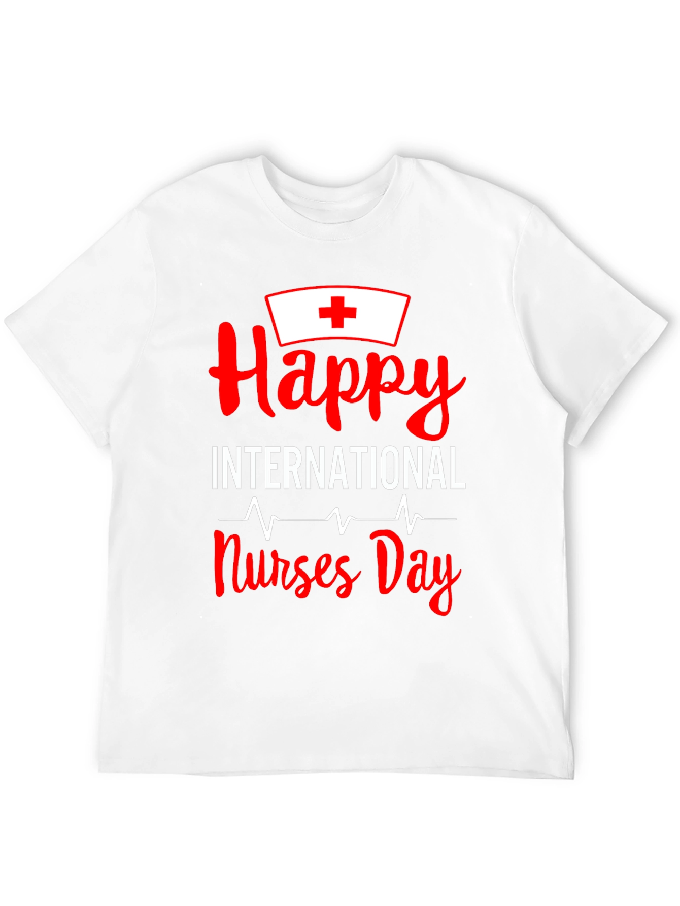 Happy International Nurses Day Black T-Shirt