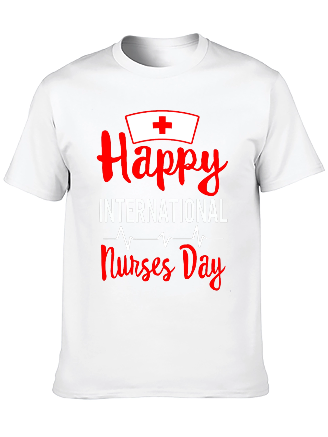 Happy International Nurses Day Black T-Shirt