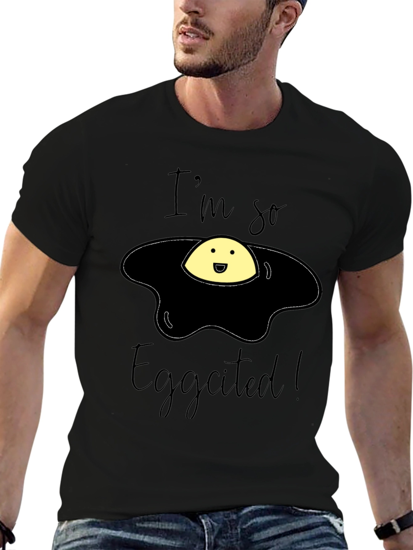 Eggcited Funny T-Shirt