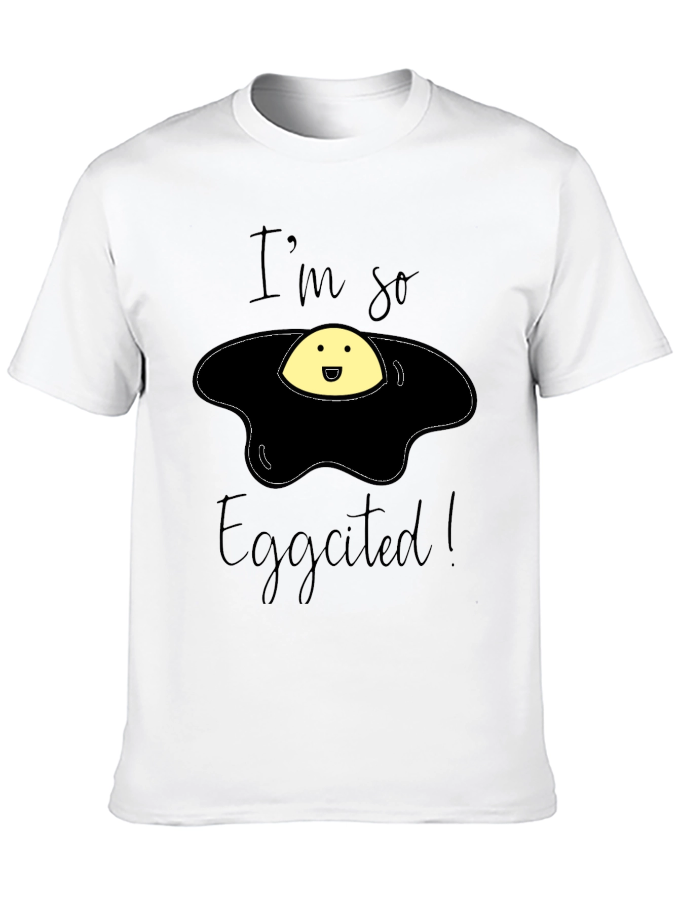 Eggcited Funny T-Shirt