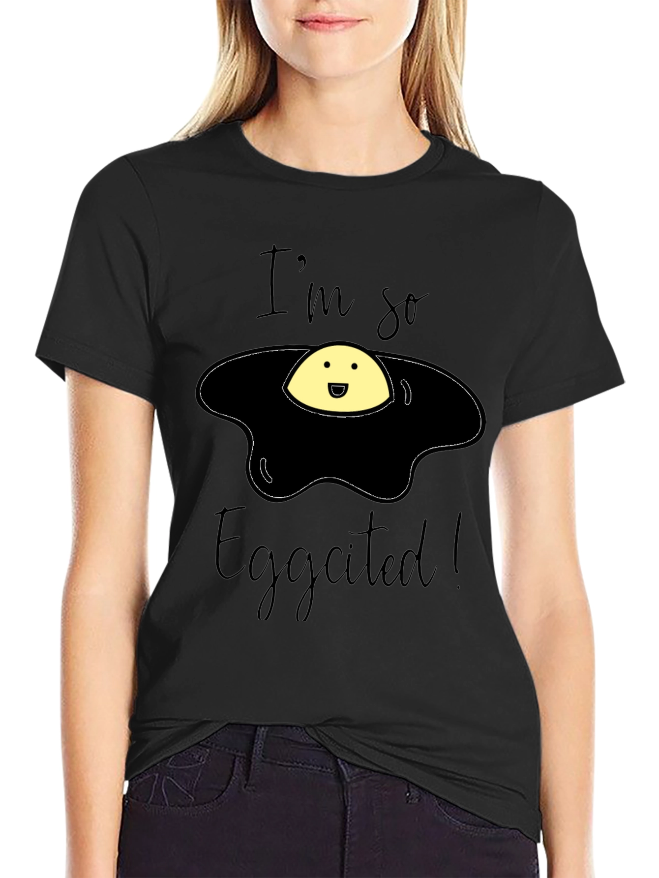 Eggcited Funny T-Shirt