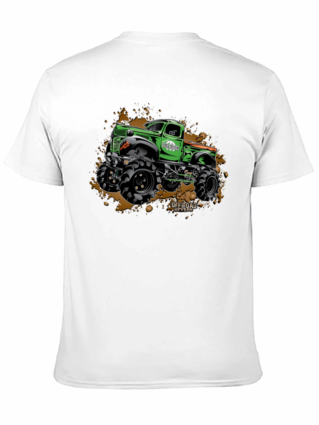Off Road Monster Truck Graphic Tee - Black