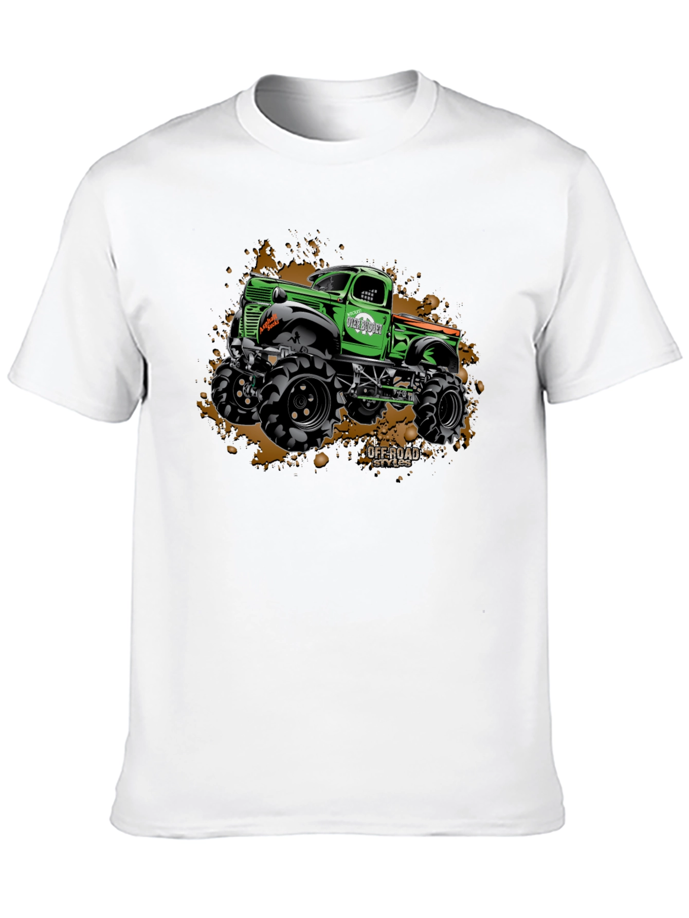 Off Road Monster Truck Graphic Tee - Black