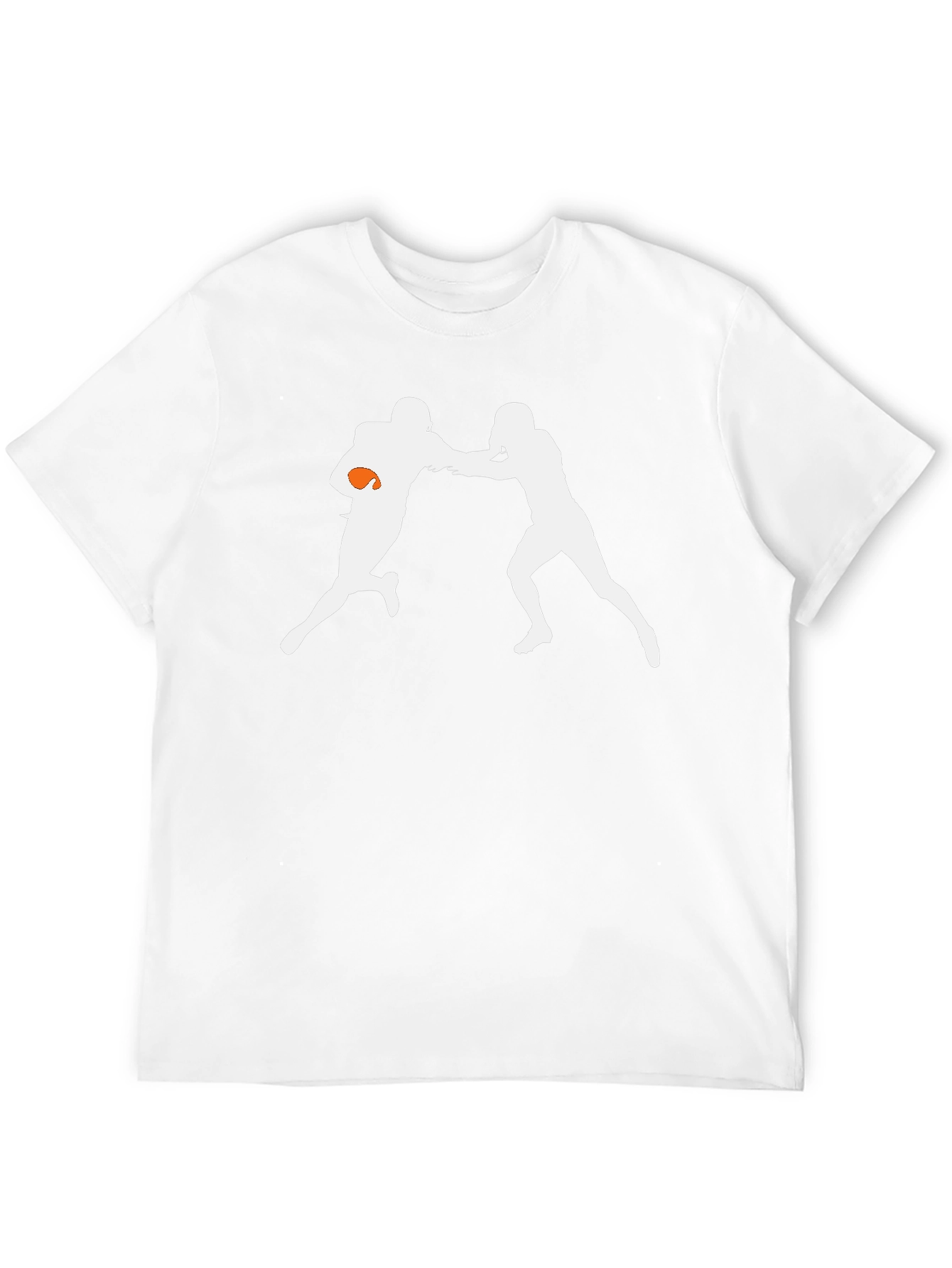 Football Players Black Graphic Tee