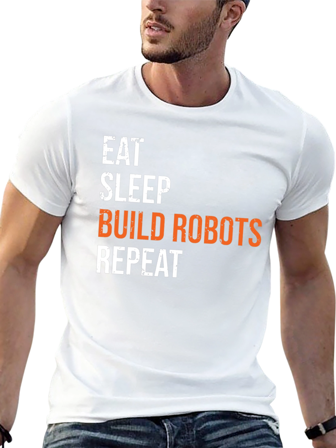 Eat Sleep Build Robots Repeat T-Shirt