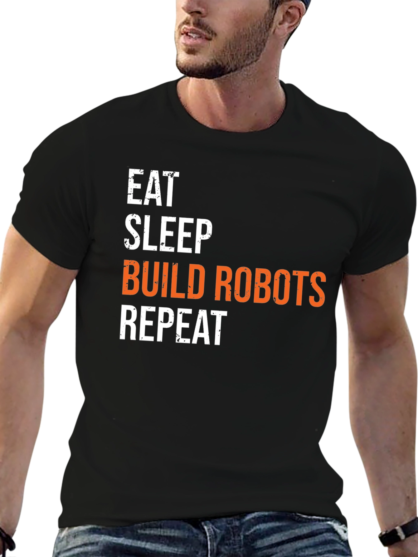 Eat Sleep Build Robots Repeat T-Shirt