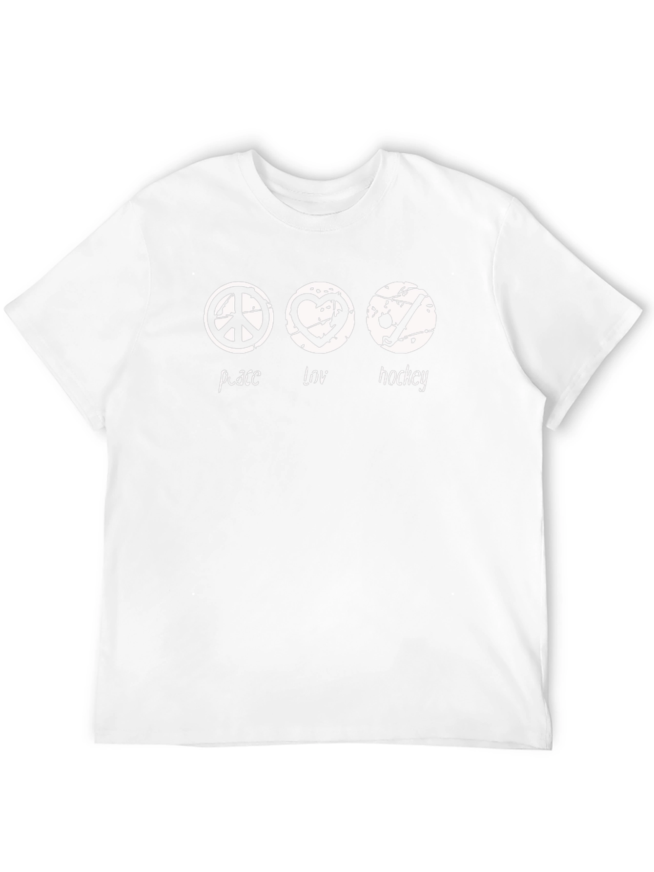 Peace Love Hockey T-Shirt