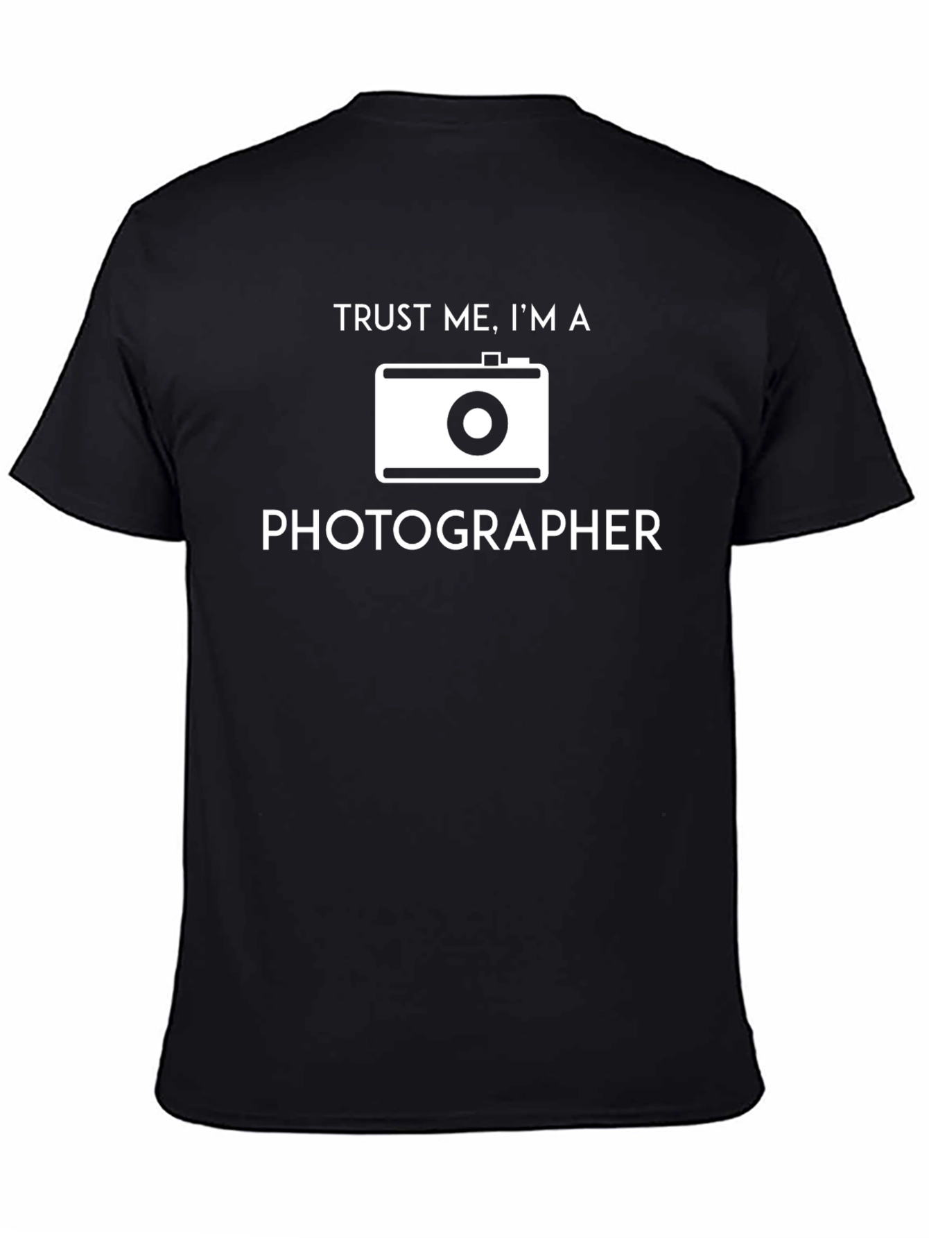 Trust Me Photographer Graphic Tee - Black