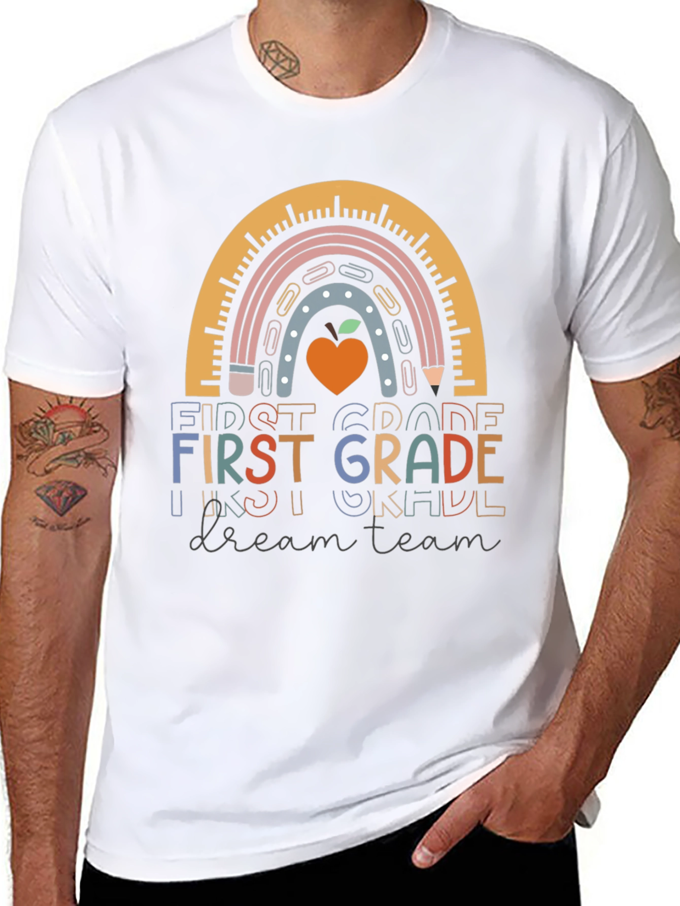 First Grade Dream Team Teacher T-Shirt