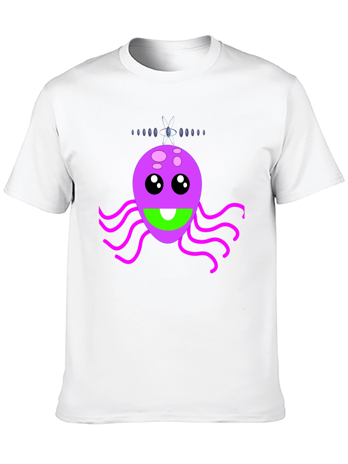 Funky Alien Graphic Tee - Black