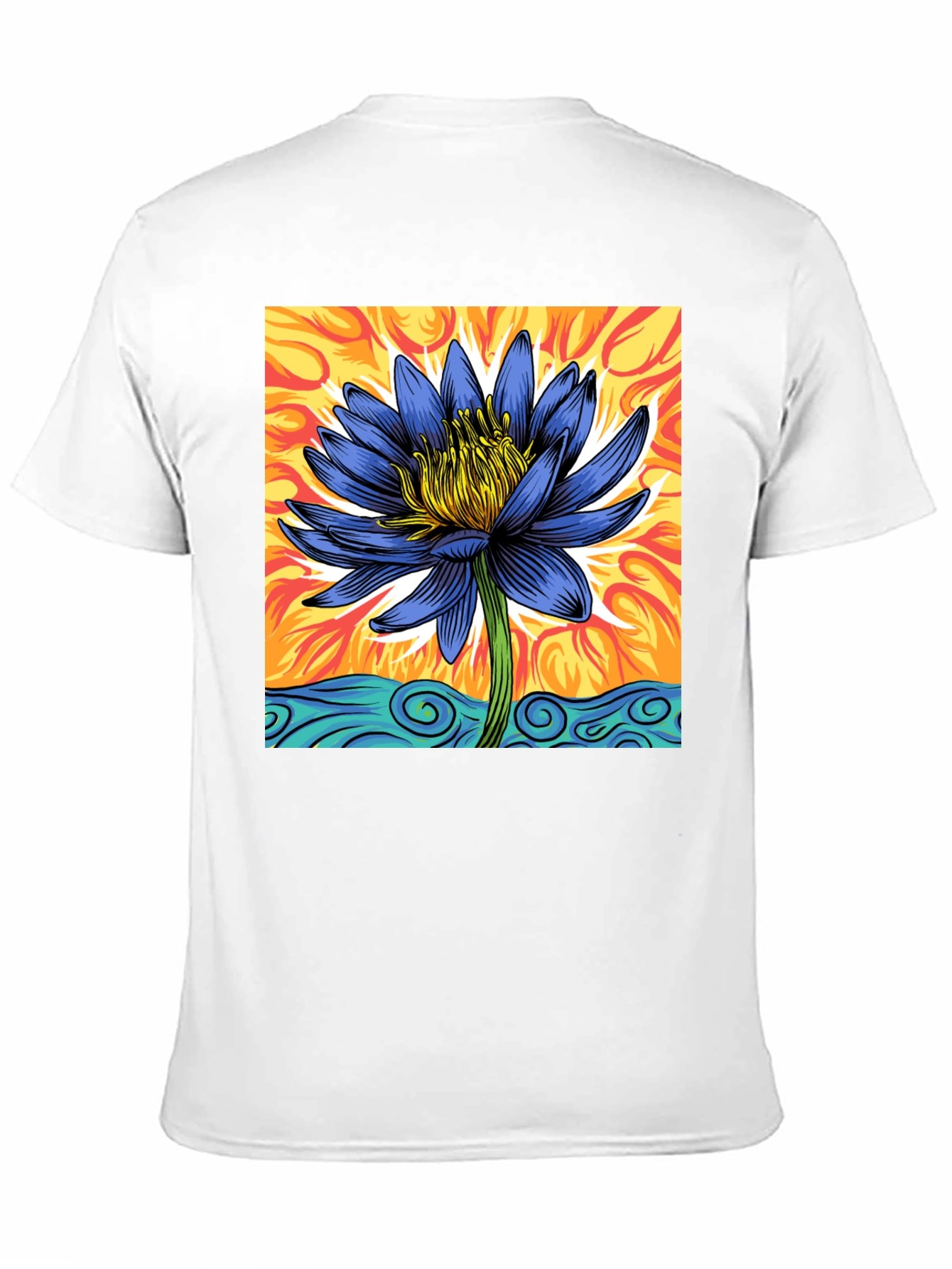 Lotus Blossom Graphic T-Shirt