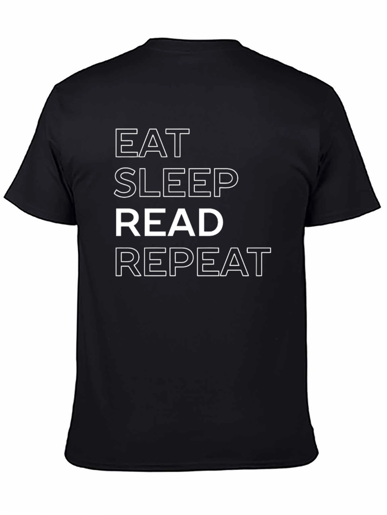 Eat Sleep Read Repeat Graphic Tee