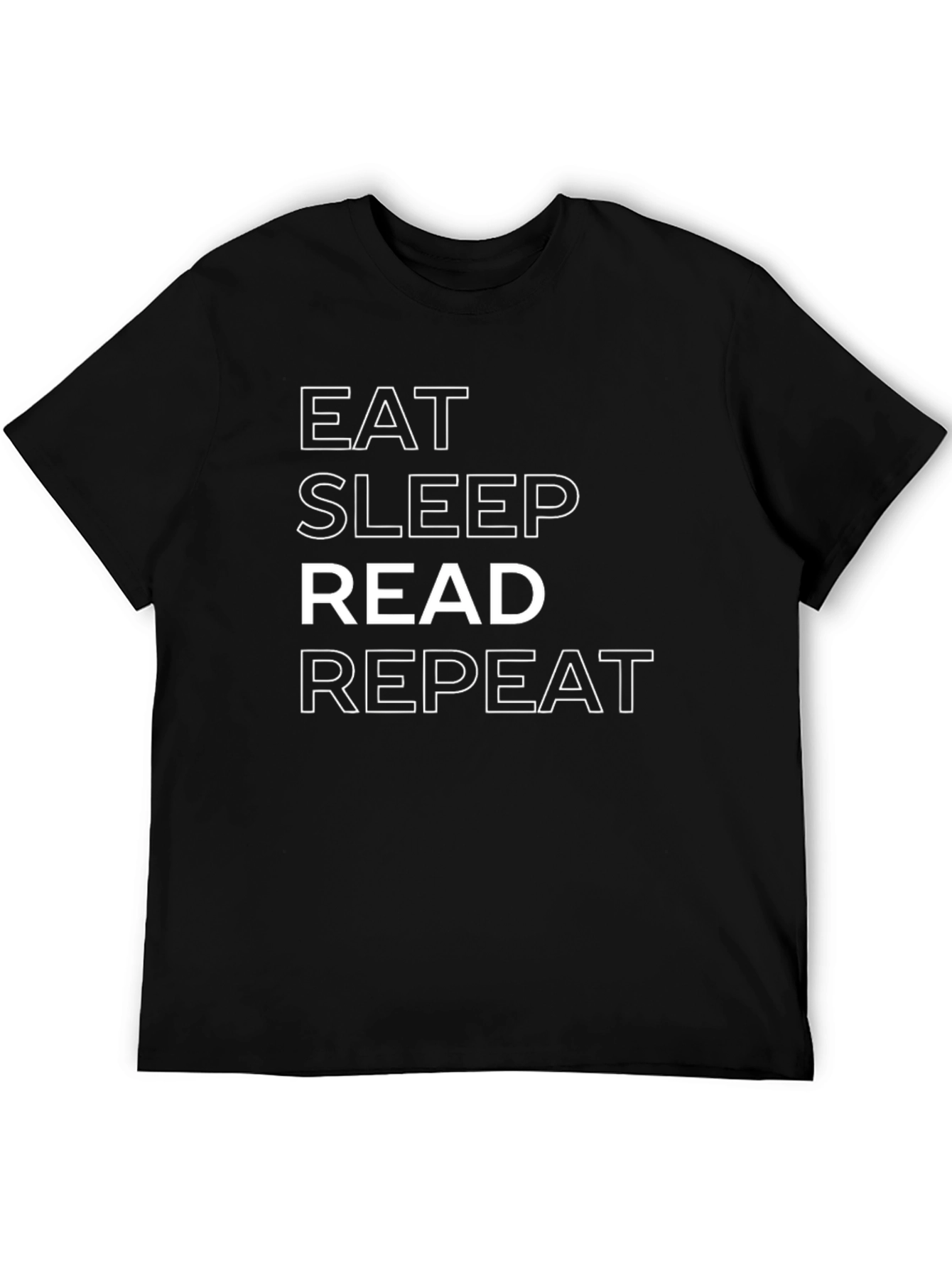 Eat Sleep Read Repeat Graphic Tee