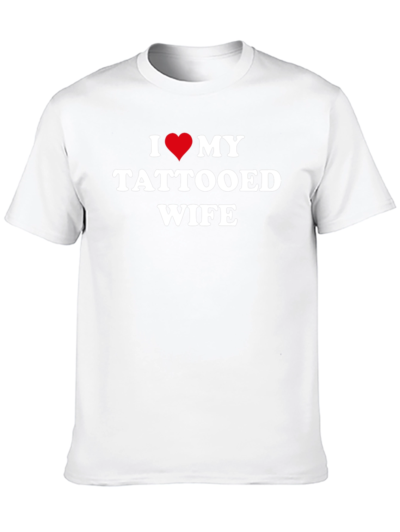 I Heart My Tattooed Wife - Novelty T-Shirt