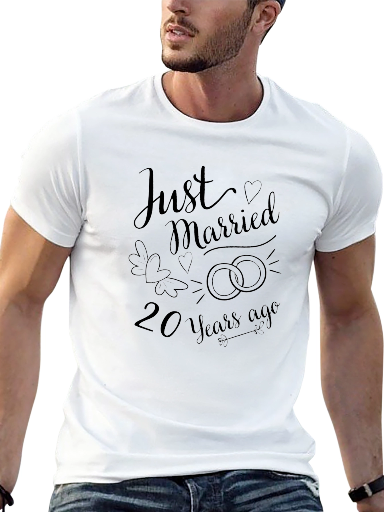 Just Married 20 Years Ago T-Shirt