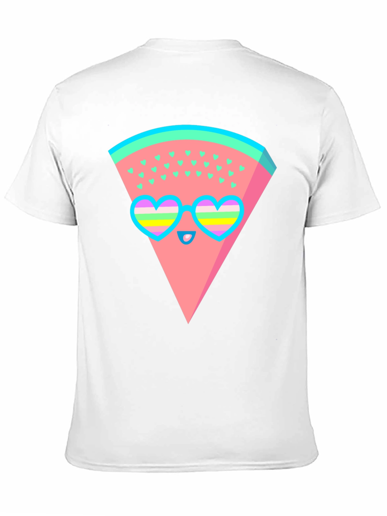 Funky Watermelon Graphic T-Shirt - Black