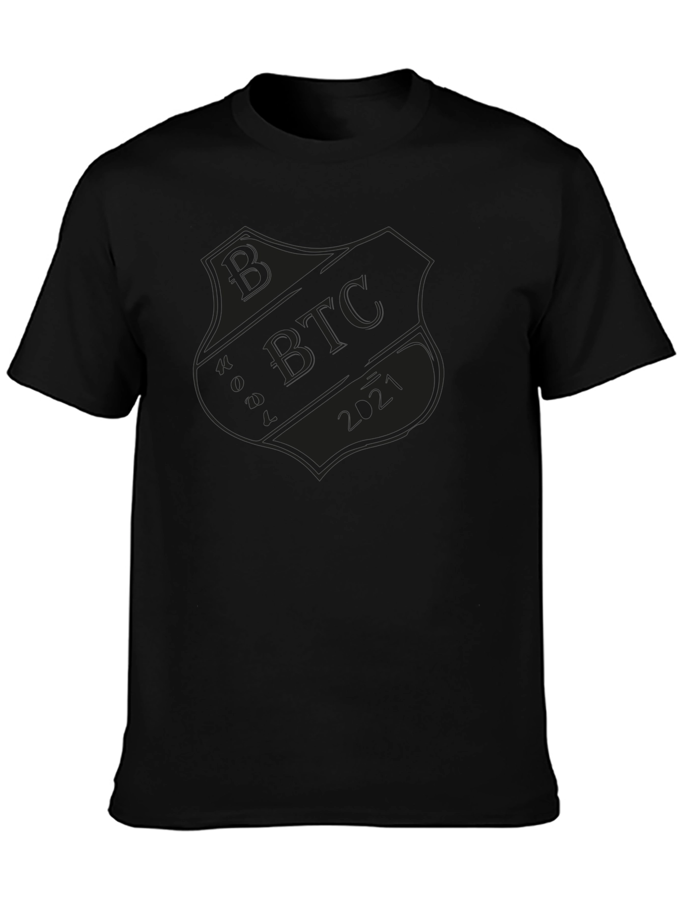 Bitcoin BTC 2021 Shield Graphic T-Shirt