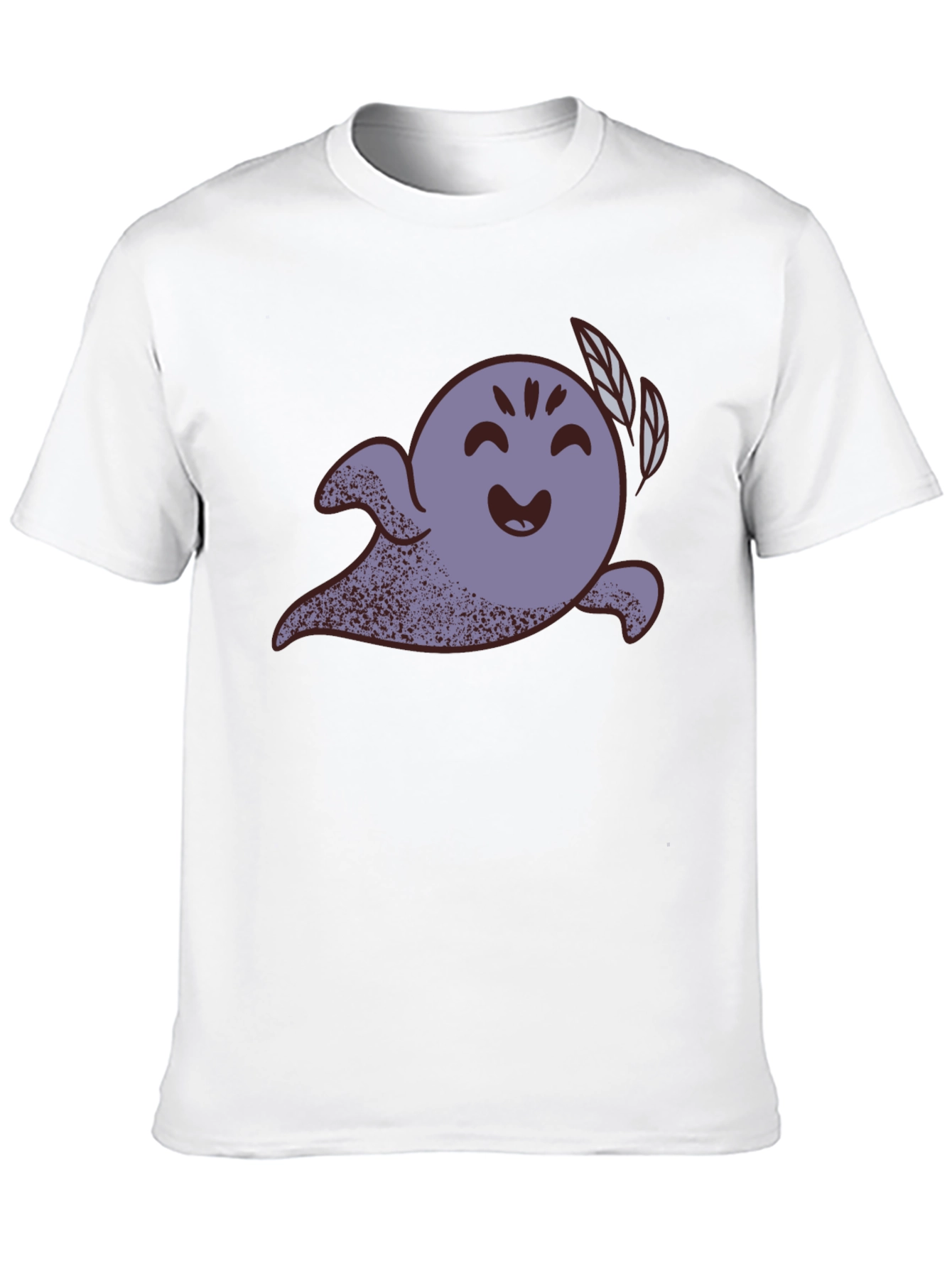 Cute Ghost Graphic Tee - Spooky Season Fashion