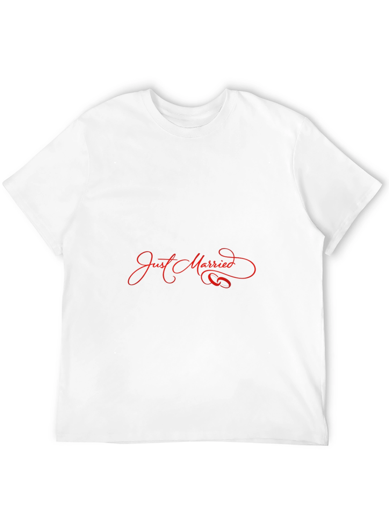 Just Married Graphic Tee - Black