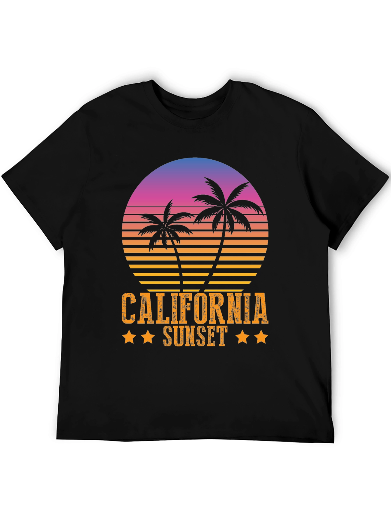 California Sunset Graphic Tee - Black