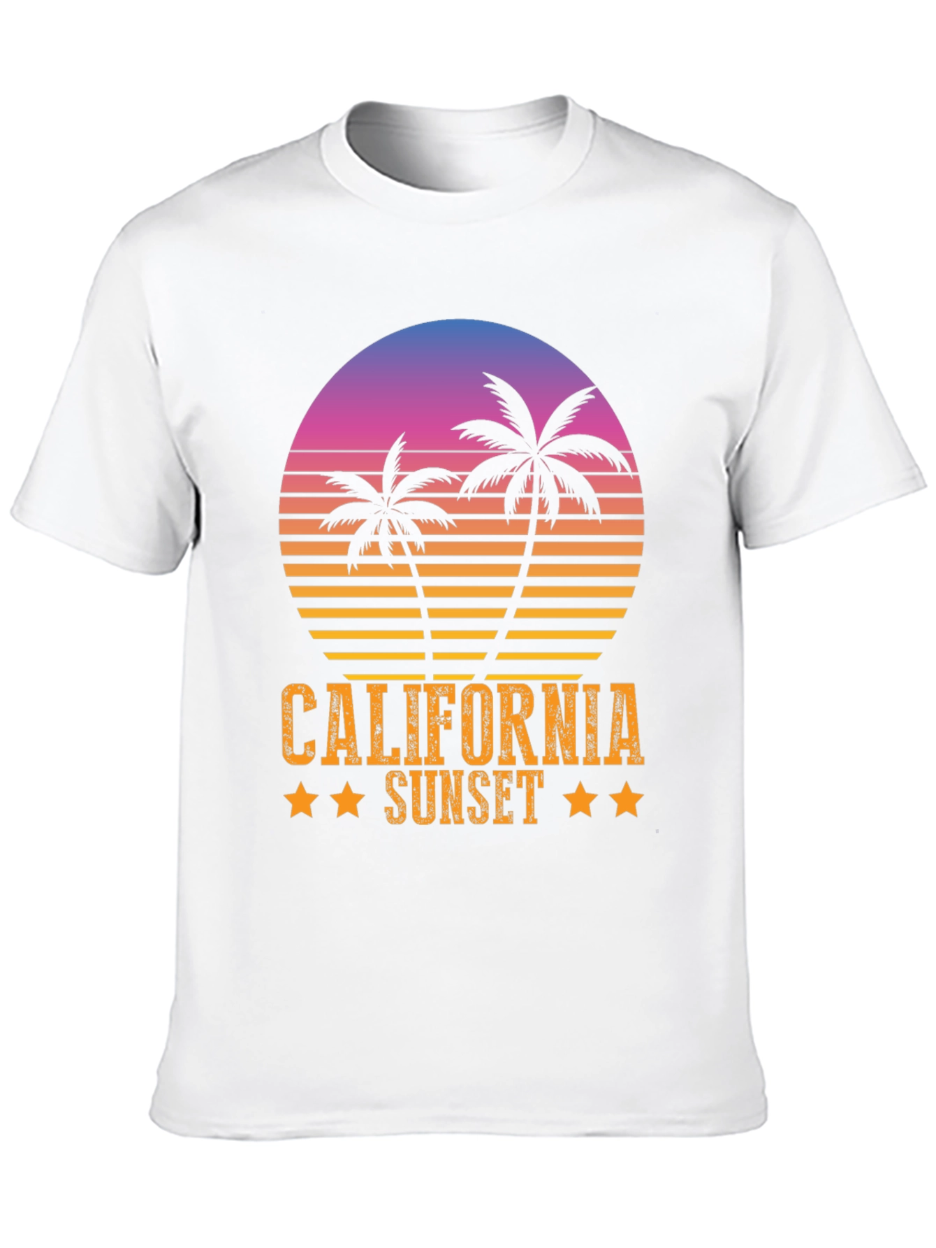California Sunset Graphic Tee - Black