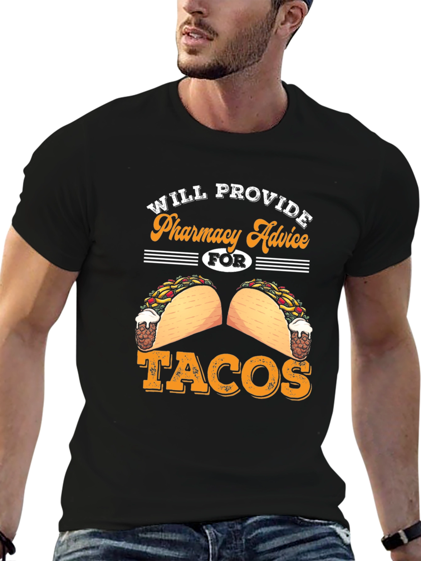 Pharmacy Advice for Tacos Graphic Tee