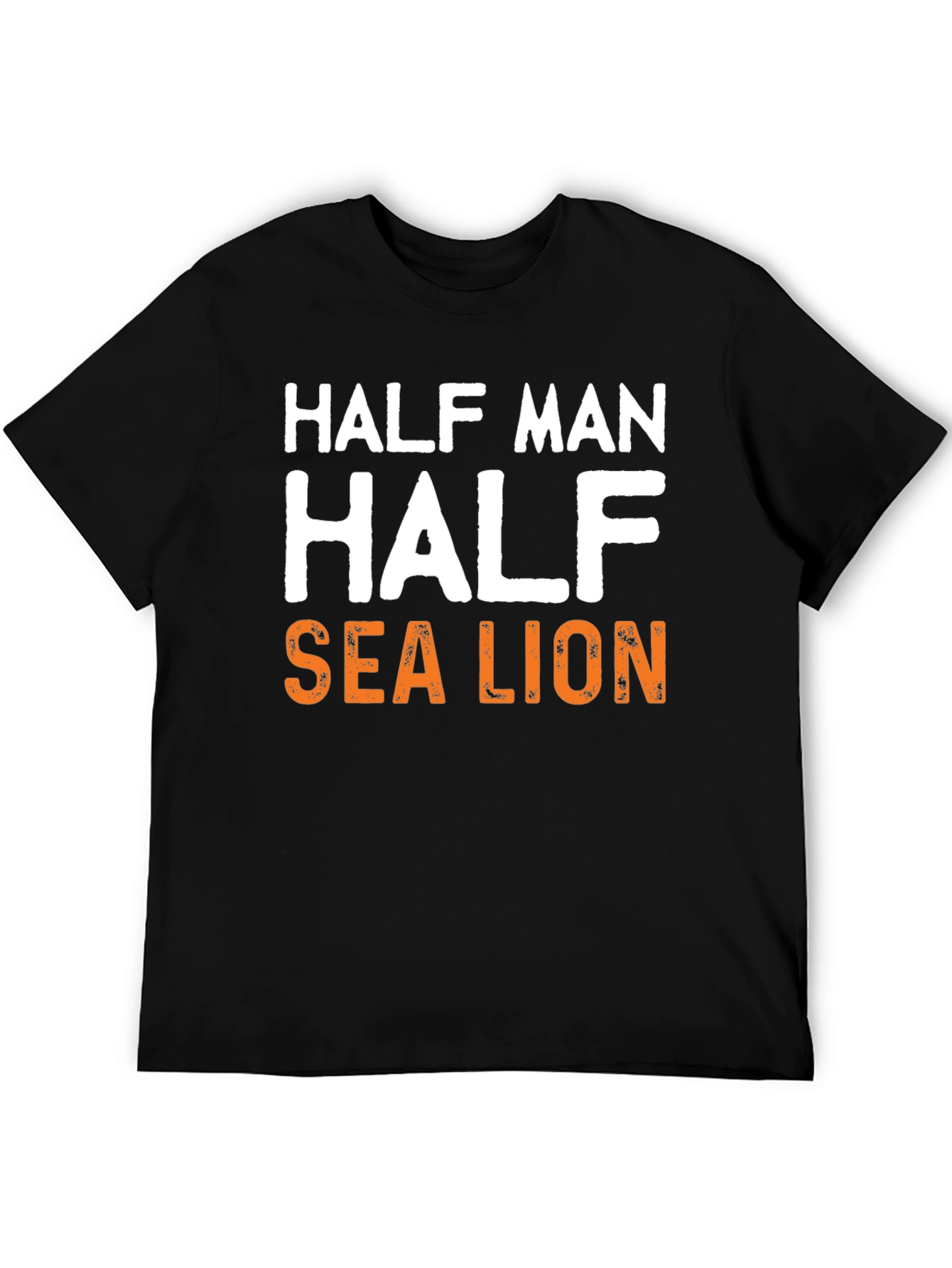Half Man Half Sea Lion Graphic T-Shirt