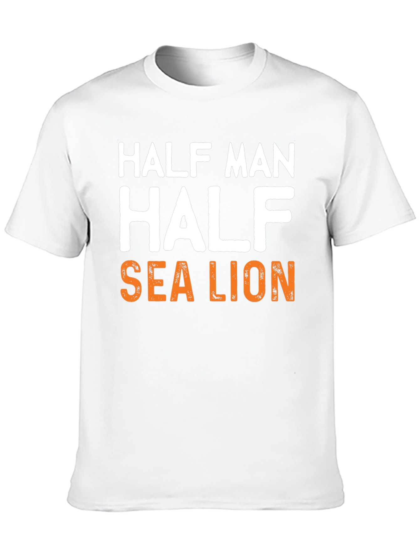 Half Man Half Sea Lion Graphic T-Shirt
