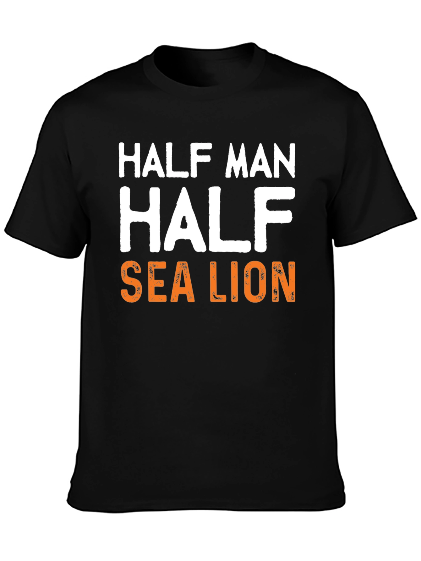 Half Man Half Sea Lion Graphic T-Shirt