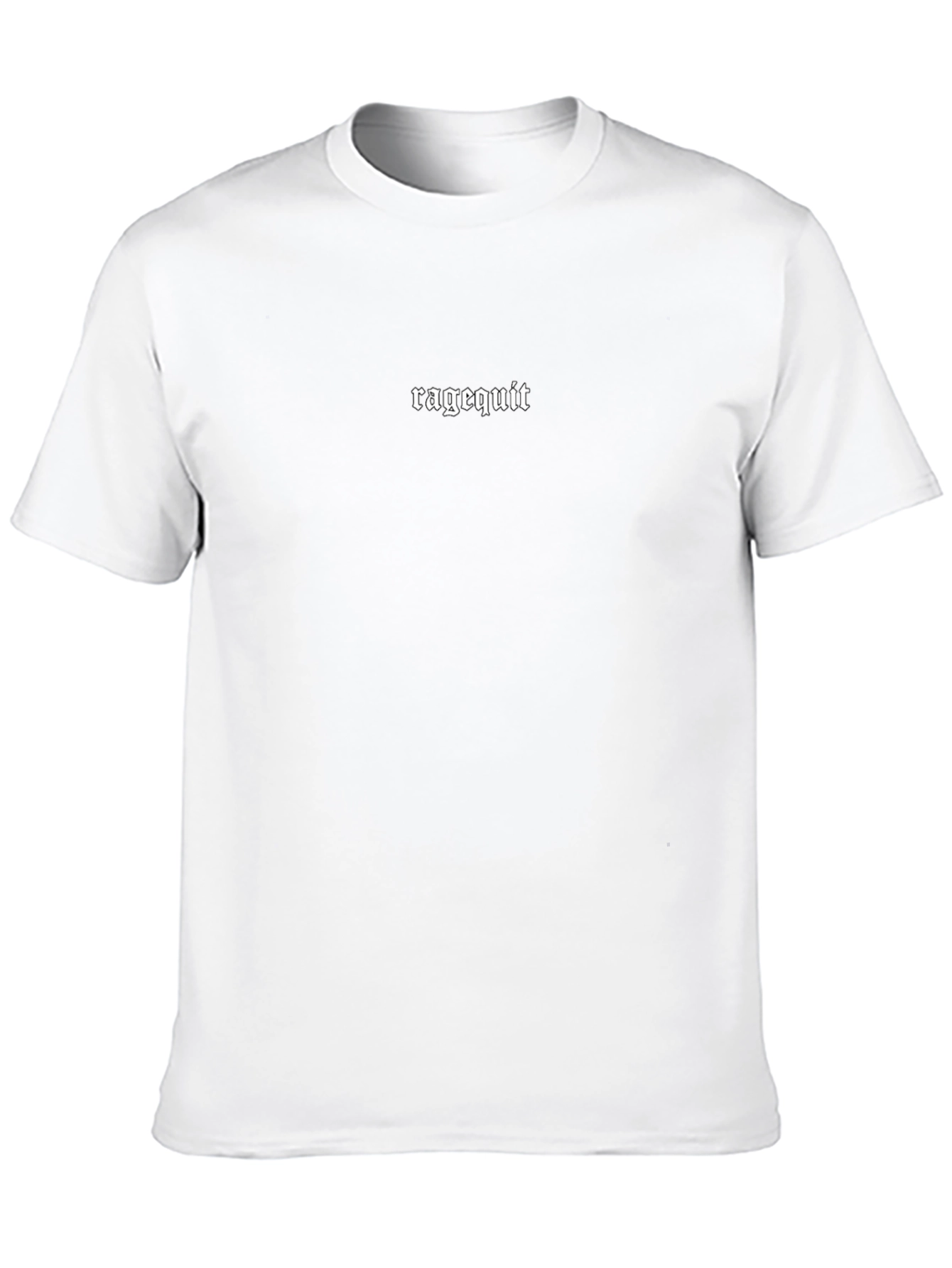 Ragequit Black T-Shirt - Gamer Style