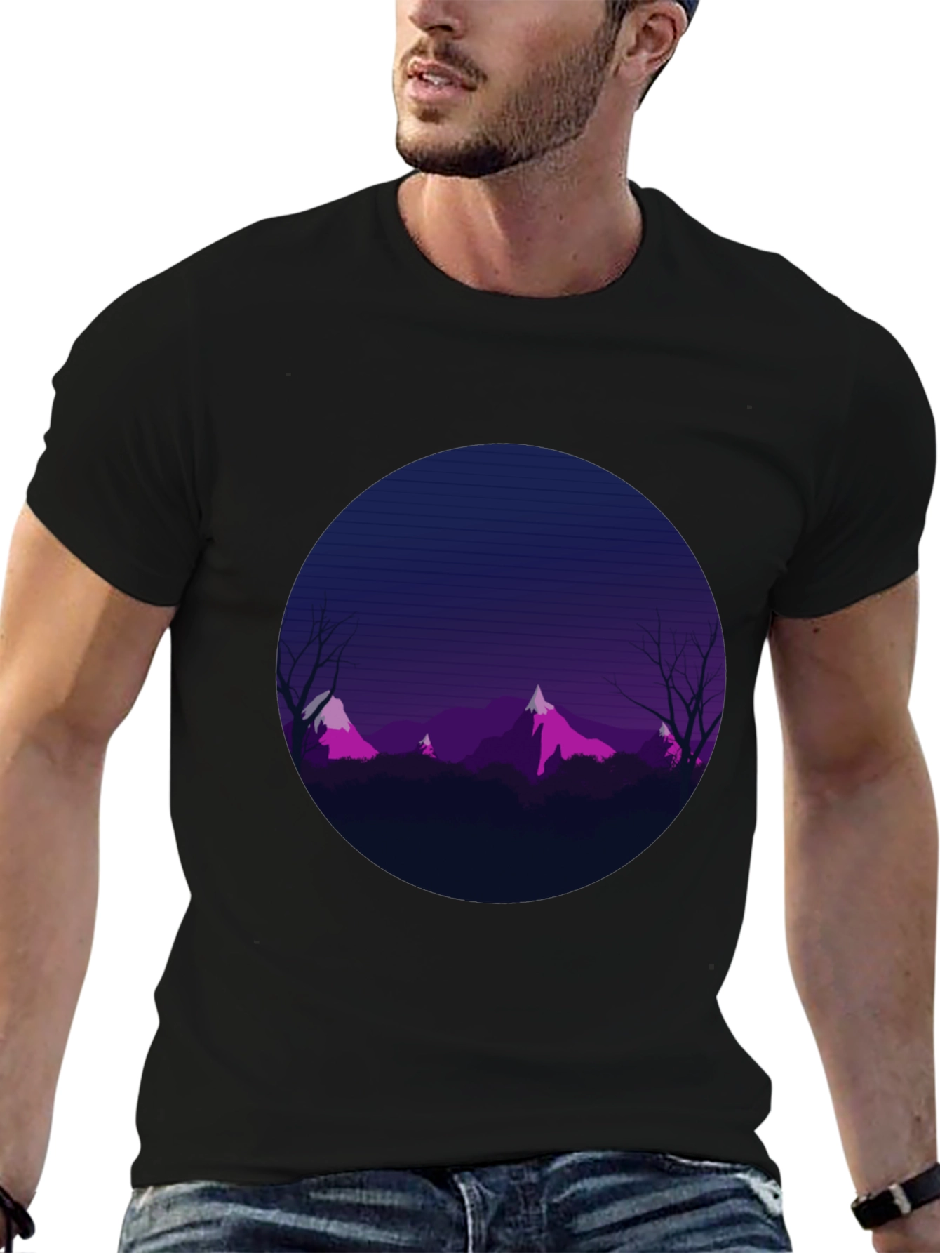 Mountain Sunset Graphic Tee - Stylish & Unique