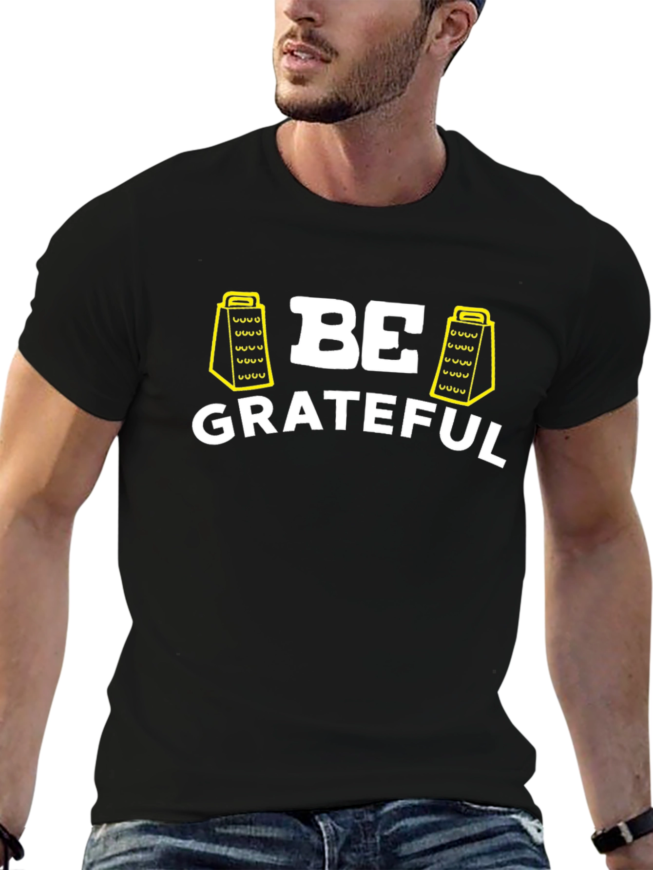 Be Grateful T-Shirt - Funny Grater Design