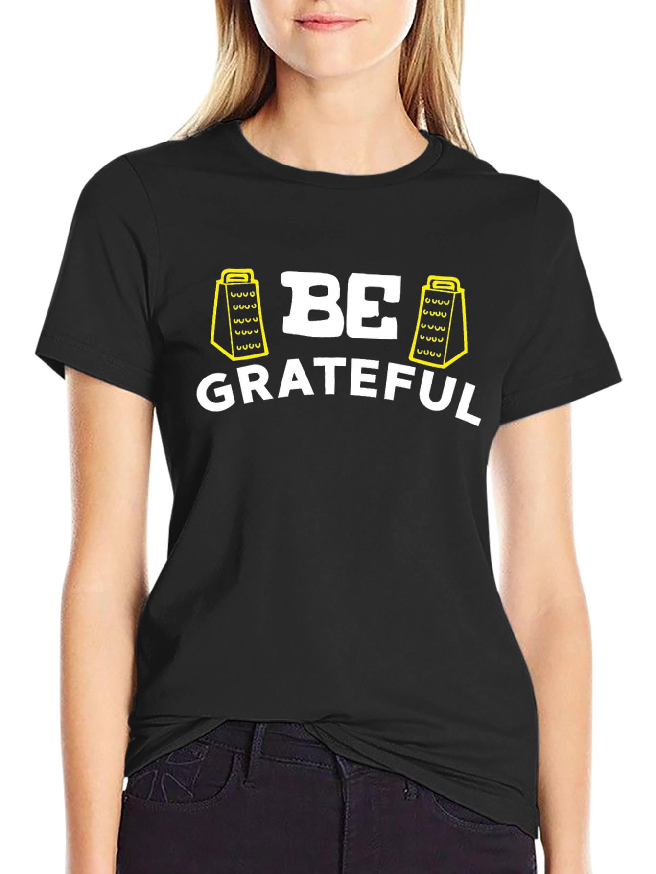 Be Grateful T-Shirt - Funny Grater Design