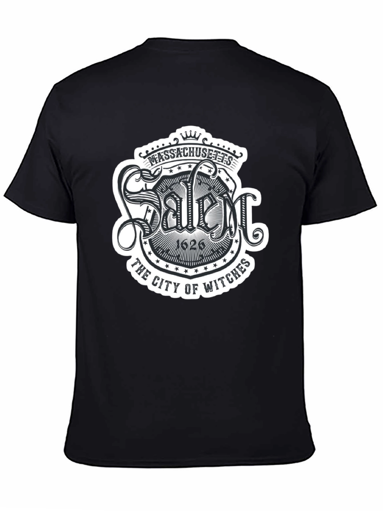Salem Massachusetts Witch City Graphic T-Shirt