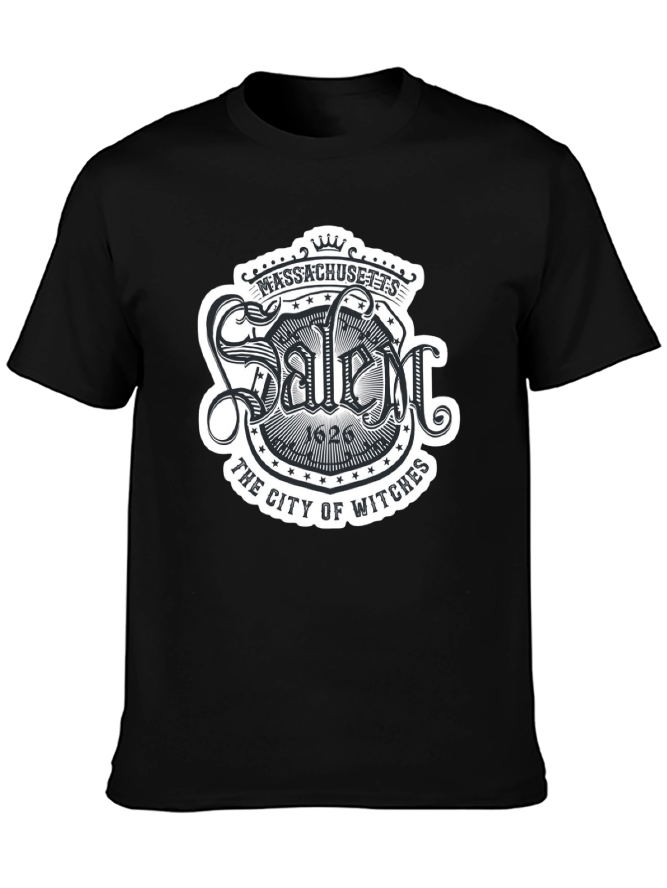 Salem Massachusetts Witch City Graphic T-Shirt