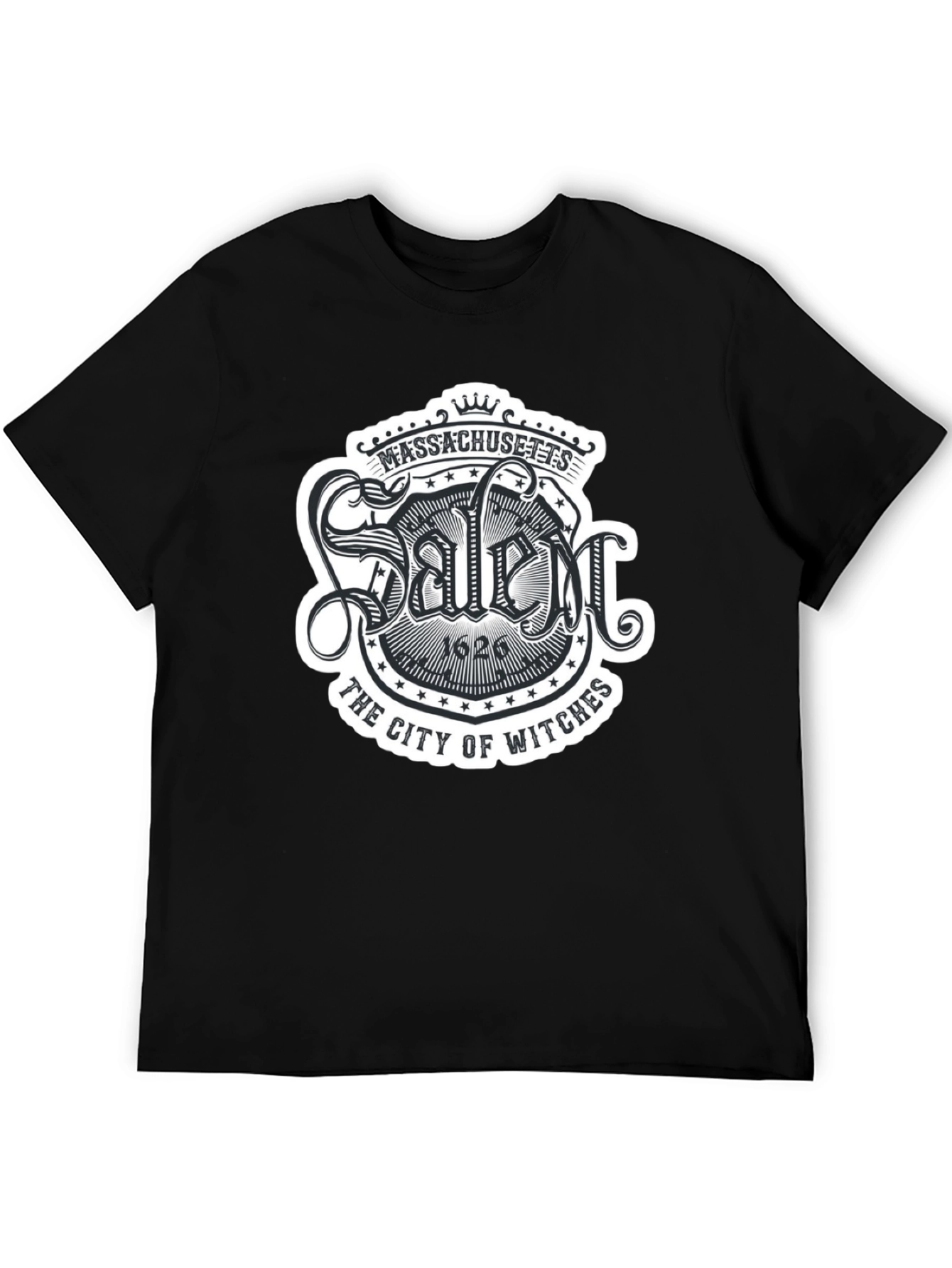 Salem Massachusetts Witch City Graphic T-Shirt