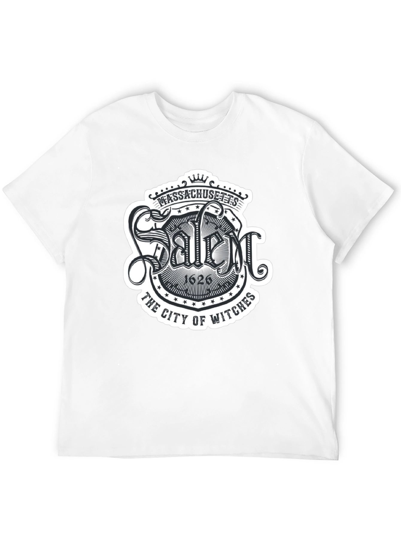Salem Massachusetts Witch City Graphic T-Shirt